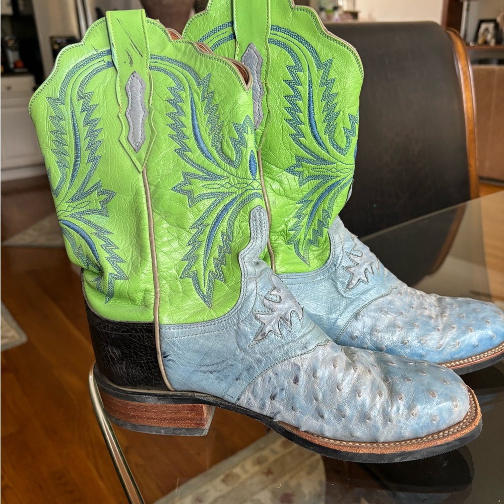 Lucchese western boots.